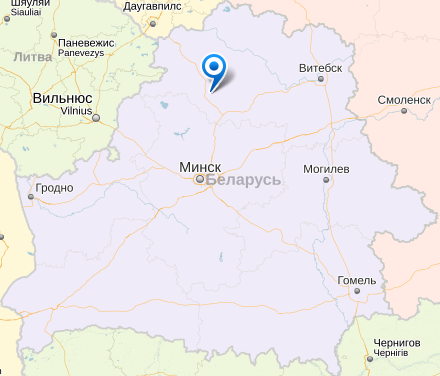 Деревня Крулевщина на карте Крулевщина